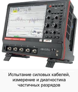 Испытание силовых кабелей, измерение и диагностика частичных разрядов